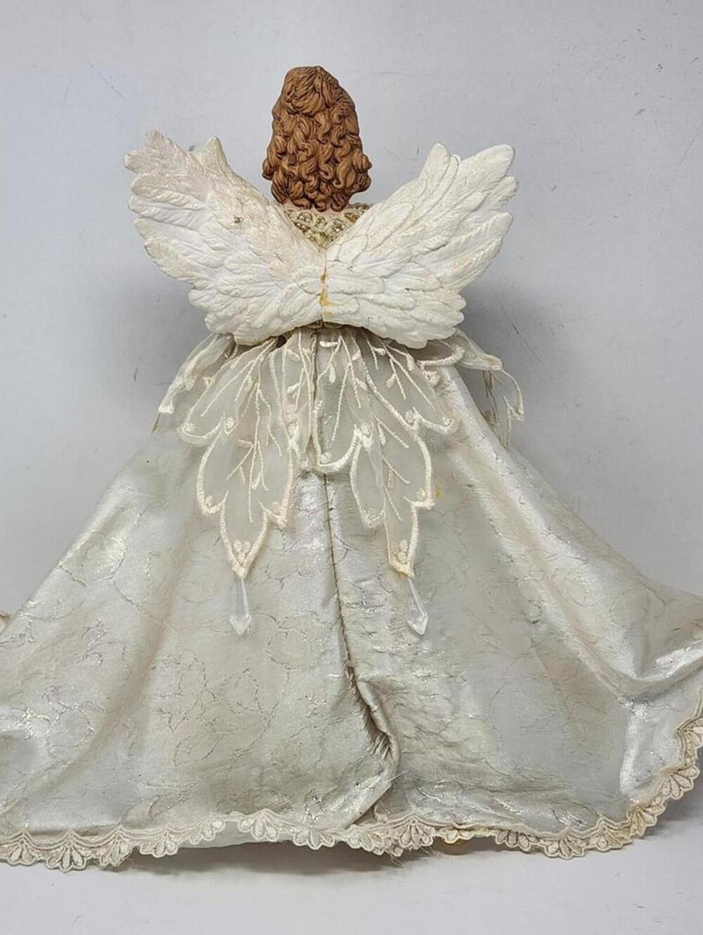 Vintage Angel Christmas Tree Topper View 4